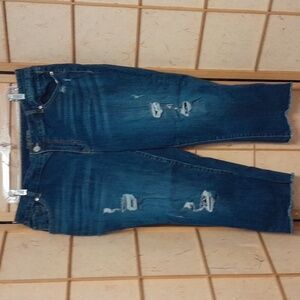 Maurices distressed blue jeans size 18W